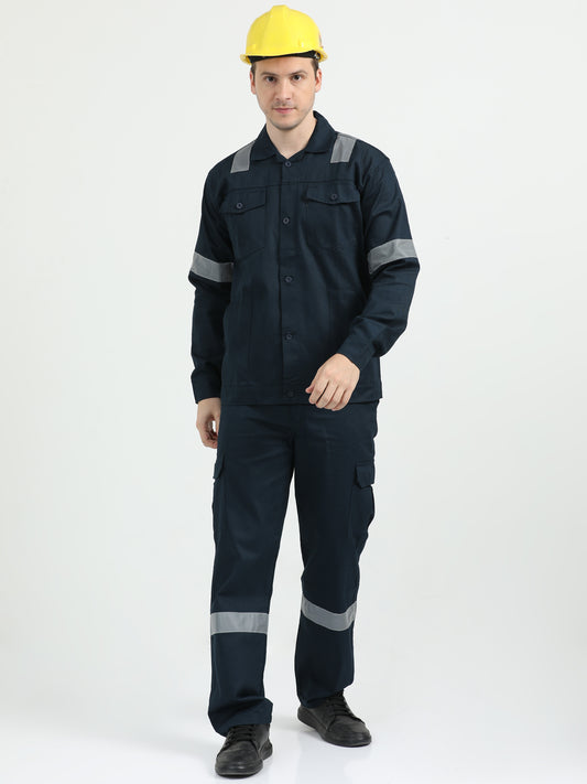 NuMode Shop Floor High-Visibility Work Uniform Set - Navy