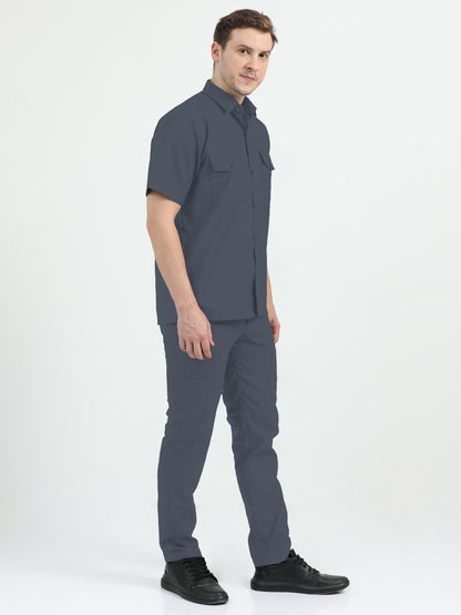 NuMode Short Sleeves Work Shirt - Grey