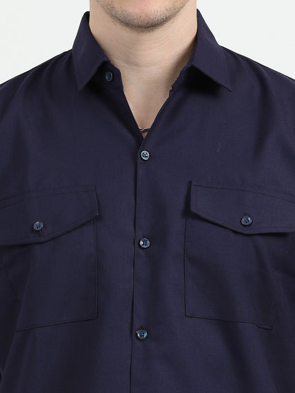 NuMode Short Sleeves Work Shirt - Navy