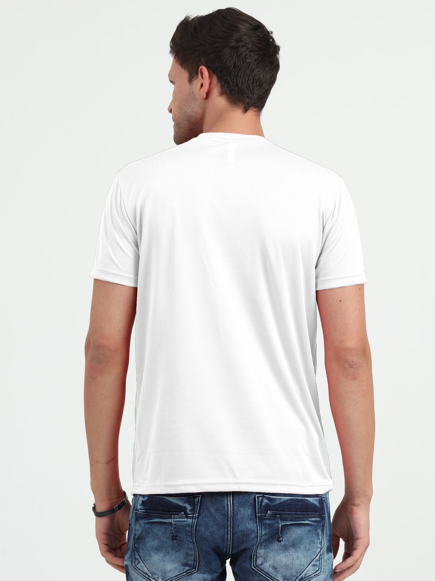 NuMode DryFit Round Neck T-Shirt - White