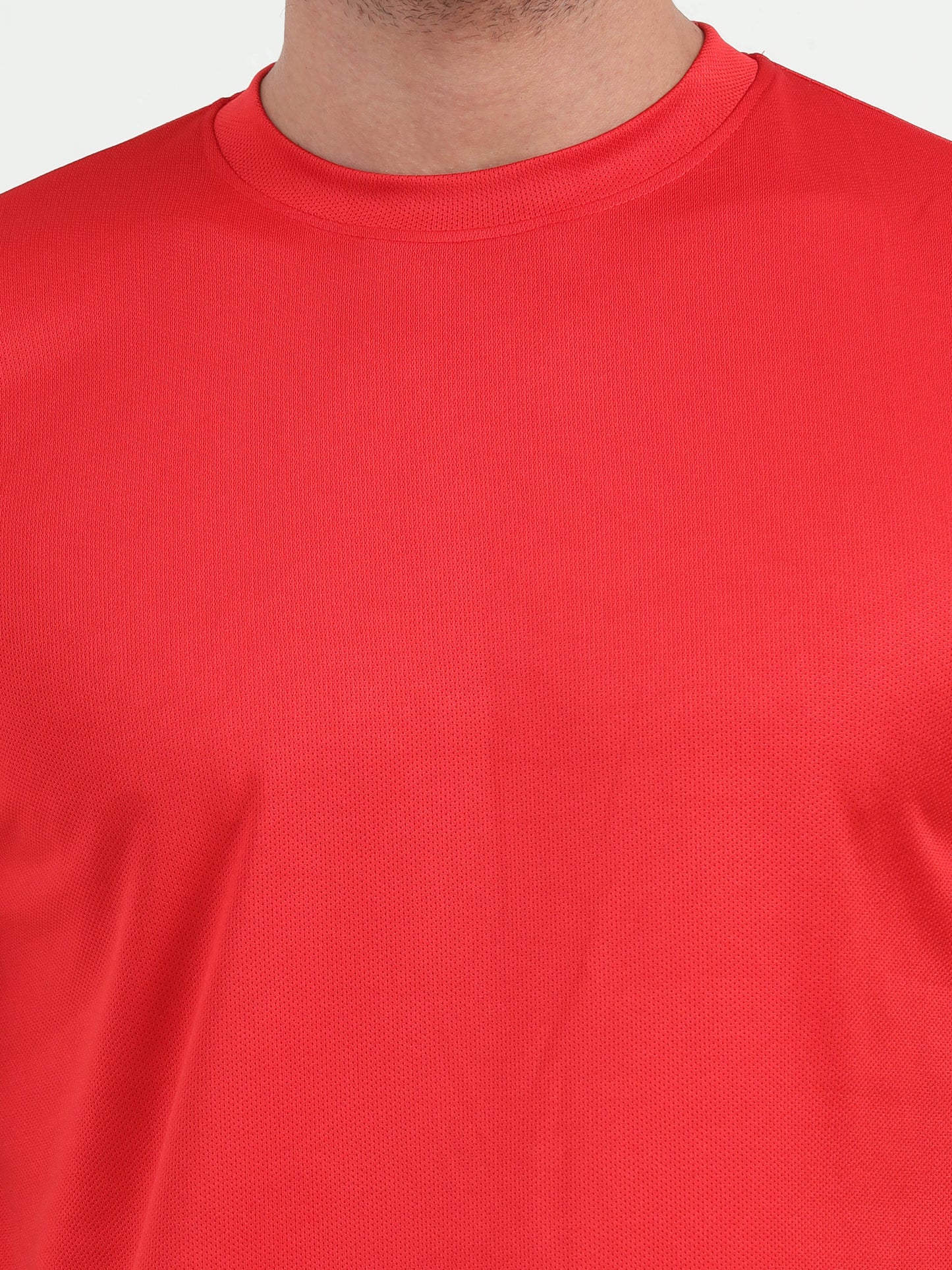 NuMode DryFit Round Neck T-Shirt - Red