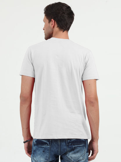 NuMode 100% Cotton Round Neck T-Shirt - White