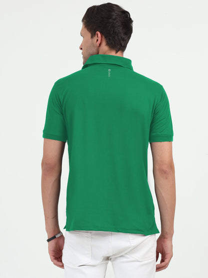 NuMode DryFit Jaquard Collar Polo - Green