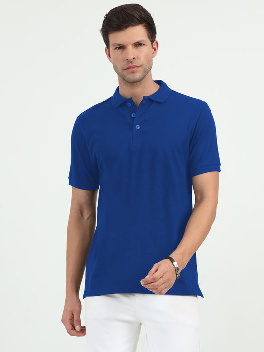 NuMode 100% Cotton Polo - Blue