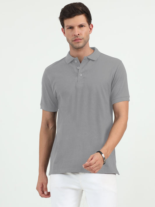 NuMode 100% Cotton Polo - Grey